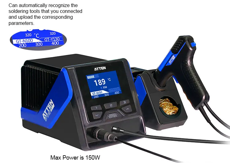 Atten Vacuum Pump Desolder Gun Soldering Iron Tweezer 150w Desoldering Station Buy High
