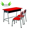 University classroom furniture student study writing double desk and chair sets for education SF-32C