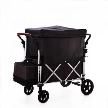 Manufacturer 4 Wheel Collapsible Folding Wagon For Kids High 4 Wheel Collapsible Folding Wagon