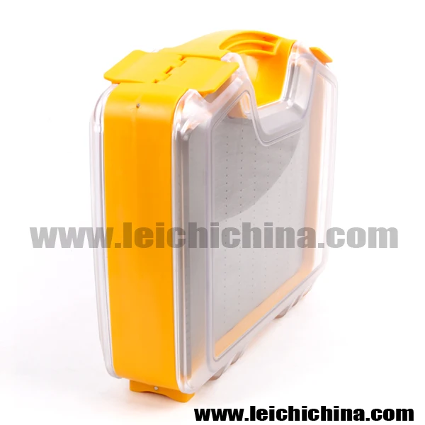 Waterproof plastic double side super large fly fishing boat box, View
