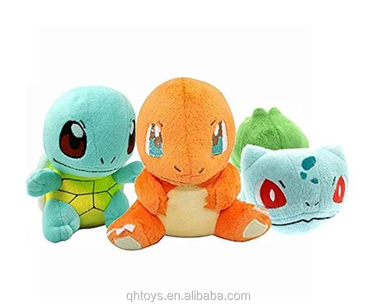 bulbasaur charmander squirtle plush