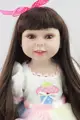 Black long hair AMERICAN PRINCESS 18 GIRL Dolls Reborn Baby dolls full handmade newborn baby doll