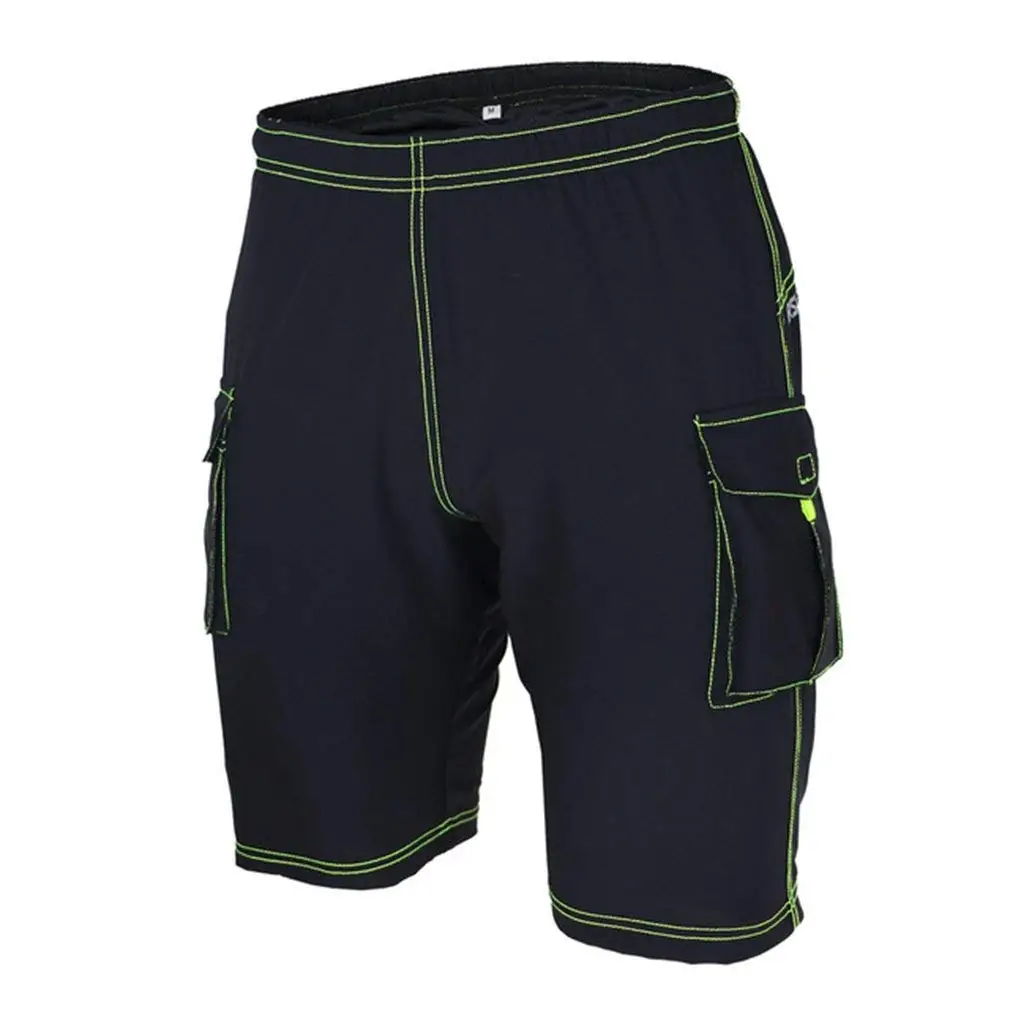 CTRICKER Mens Cycling Shorts Padded Downhill MTB Clothing Mountain Bike Bicycle Outdoor Sports Loose-Fit Shorts