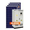 Factory roof installed 100kw solar panels project 100kva solar power system