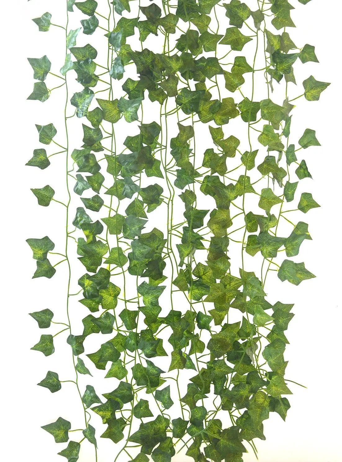 84Ft-12 pcs Artificial Ivy Leaf Garland Fake Plants Flowers Ivy Artificial Hanging Vines Artificial Leaves Garland Fake Ivy Plant leaf Garland Decor for kitchen Wedding Party Garden Outdoor (Ivy)