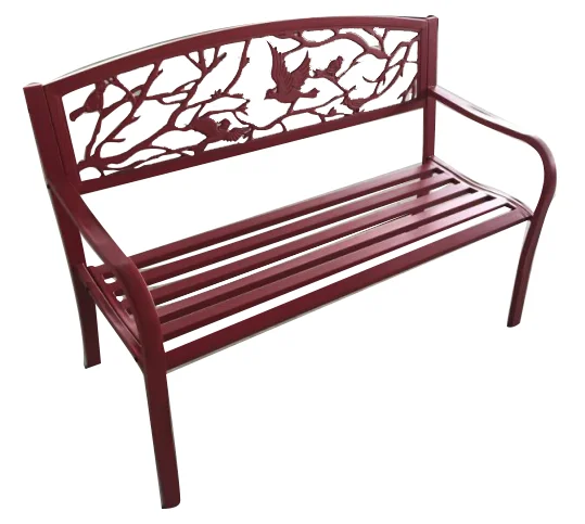 Outdoor Patio Garden Backyard Steel Red Powder Coated Beautiful