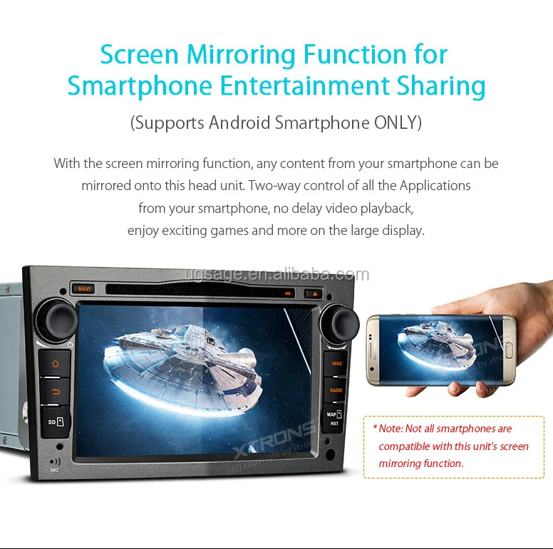Xtrons Shenzhen 7" Head Unit Car Dvd Player For Opel Astra H/antara