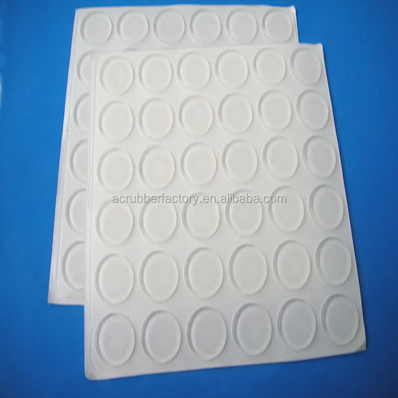 Machines Dome Top Self Adhesive Keyboard Calculator Silicone Feet