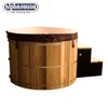 Factory supplier red cedar 1-6 person electronic hot tub with fltration system