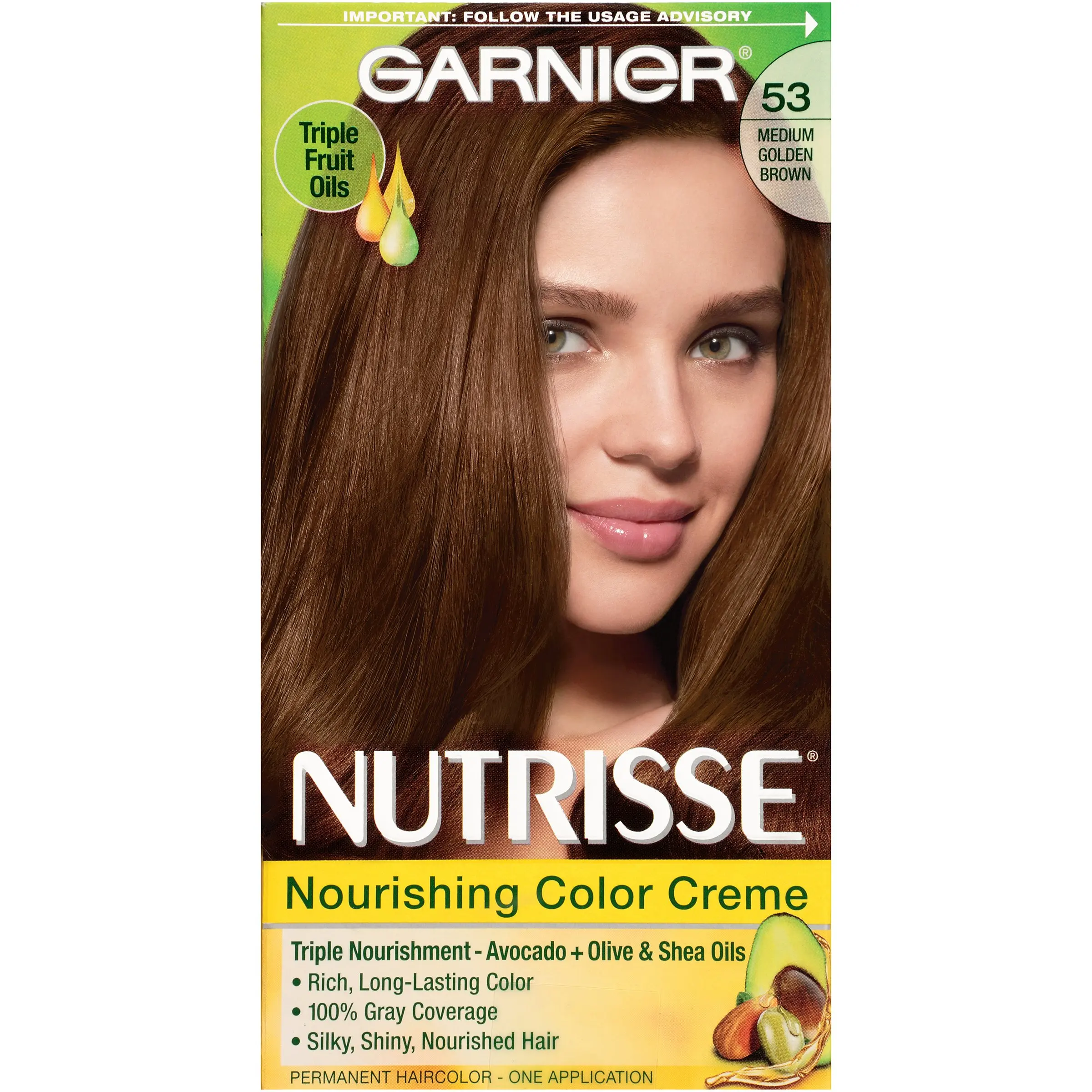 Buy Garnier Nutrisse Nourishing Hair Color Creme 53 Medium Golden 