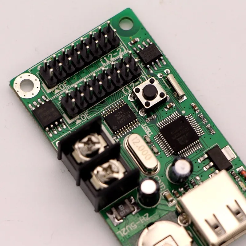 Zhonghang Zh5u2l 2 Pc Hub 12 Usb Disk Control System With Simple