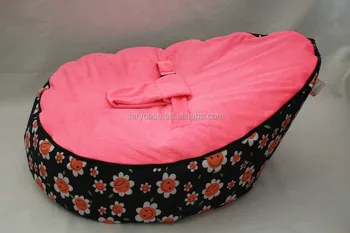 Sunflower Base 600d Poly Cloth Baby Seat Kids Bean Bag Chair Infant Beanbag Sleeping Pod High Quality Waterproof