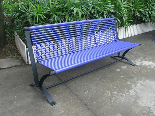 6 Feet Long Powder Coat Metal Flat Bar Outdoor Bench Buy Flat