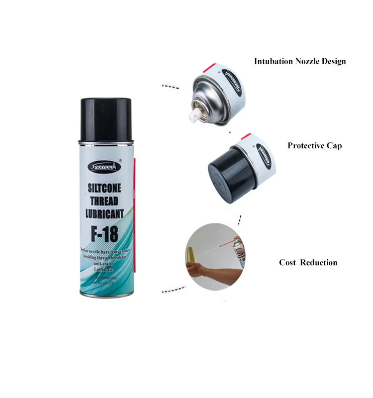 Sprayidea F18 450ml Industrial Purity Silicone Spray Lubricant For