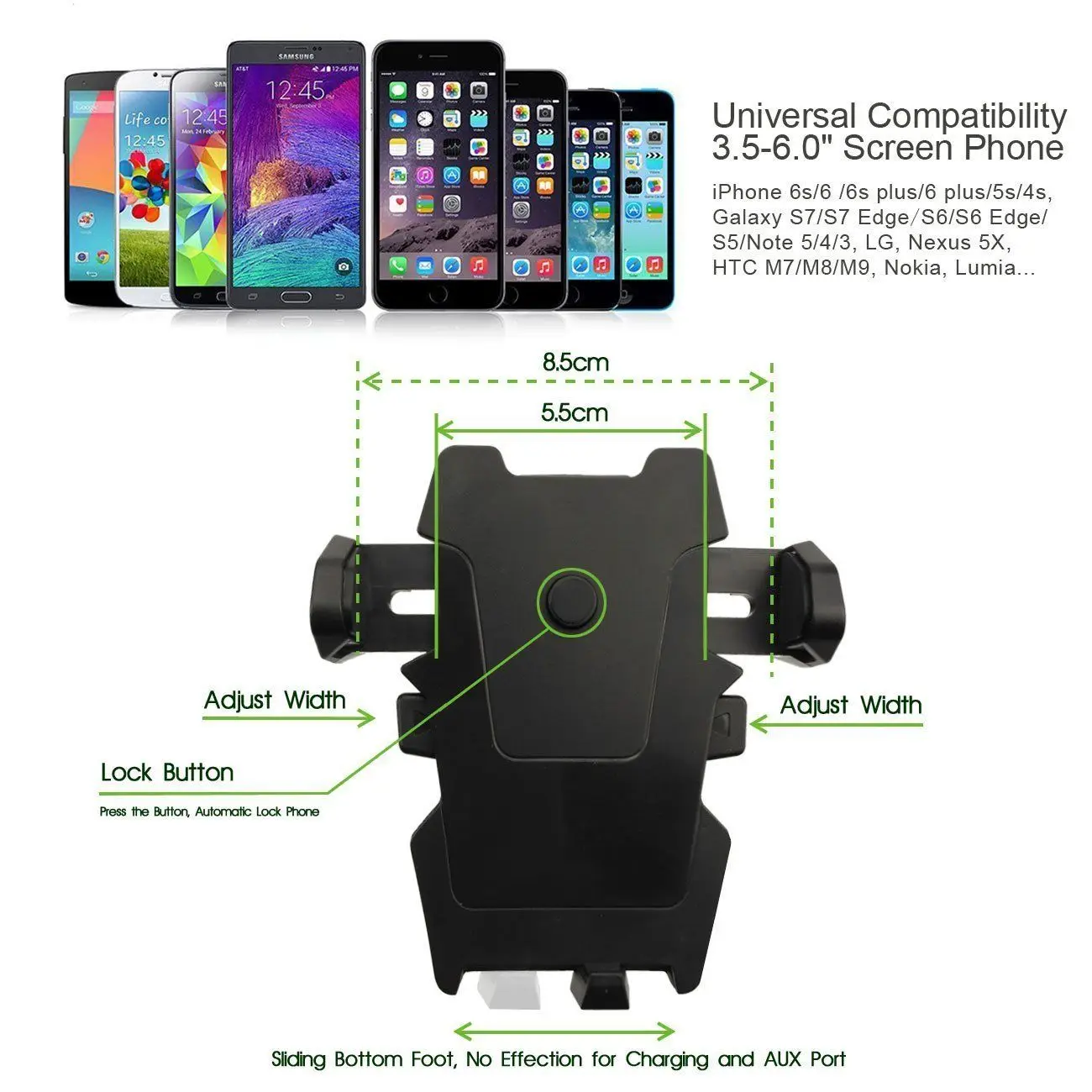 Amazon hot seller 360 degree universal dashboard sticky suction car phone holder