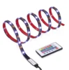 High Brightness 1M 2M 3M 4M 5M 5050 DC5V IP65 Flexible RGB TV Backlight kit USB led Strip Light with 24 Key IR Remote Controller