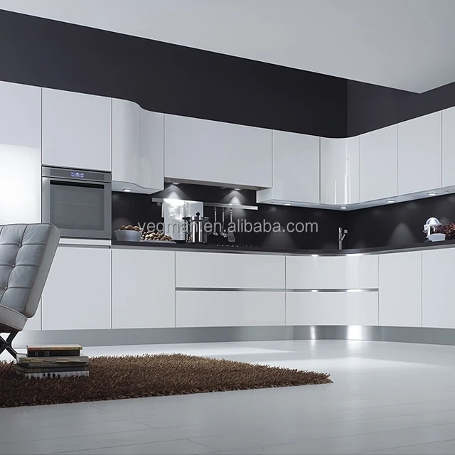white <strong>kitchen</strong> furniture corner cabinet design metal kitchen sink