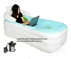 bath special washpot adult bath tub barrel folding inflatable plastic tub warm bucket bath barrel