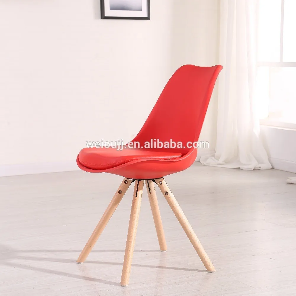 High Quality Wood Legs Dining Chair With Thick Cushion Buy Dining