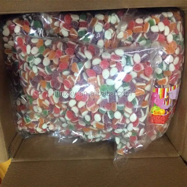 Wholesale Assorted Halal Fruit Flavors Shaped Bulk Packing Gummy ...