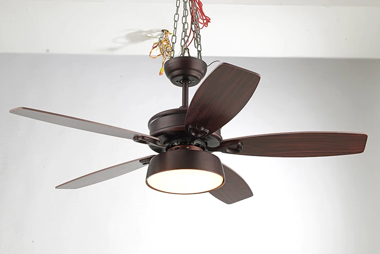 Direct Factory Price promotional wooden blades ceiling fan light