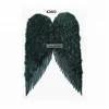 Black feather Wholesale Large Angel Wings For Halloween Christmas Holiday Party