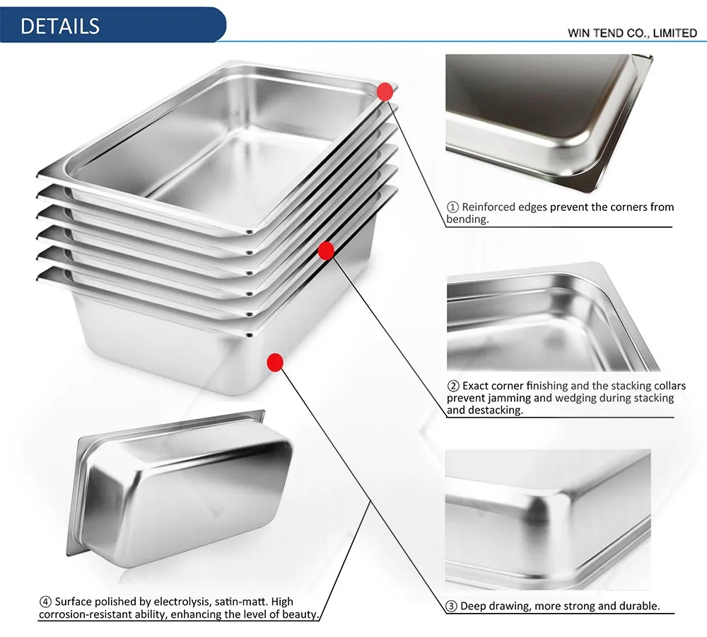 Food Serving Tray Gn 1/2 Gastronorm Size With Best Quality Buy Tray