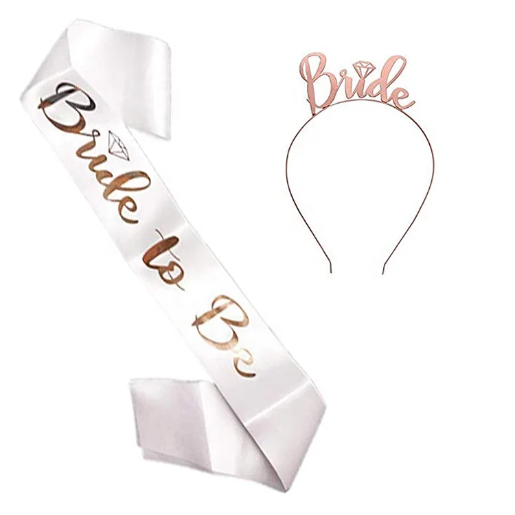 

bride to be ash,10 Sets, Rose gold