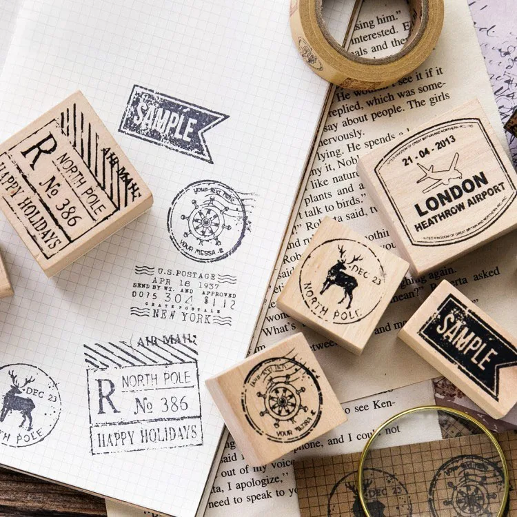 Custom Wood Rubber Stamp –