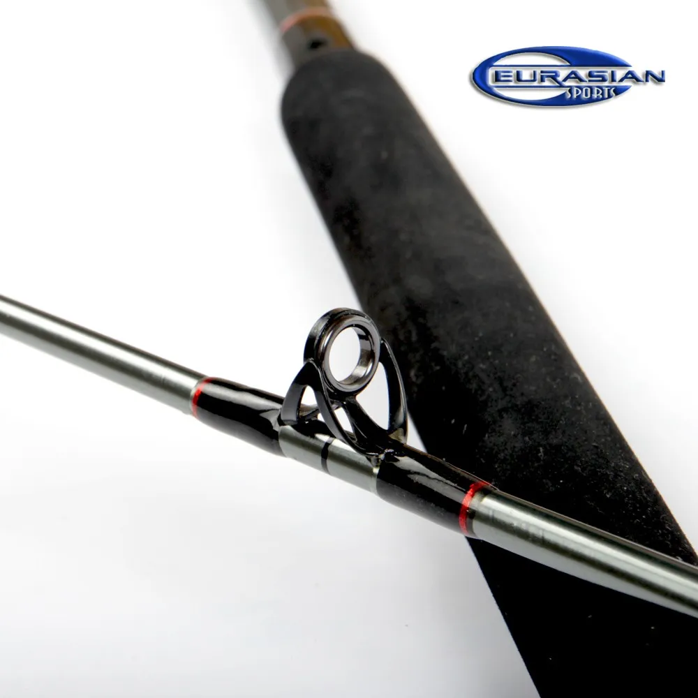 2pcs Glass Boat Rod,2.0m Heavy Trolling Rod,1530lbs Trolling Boat