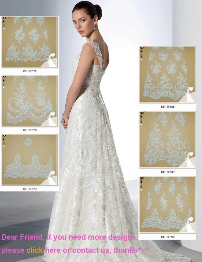 Wholesale Dhorse Border Lace Dh Bf792 Guipure Lace Fabric 2018
