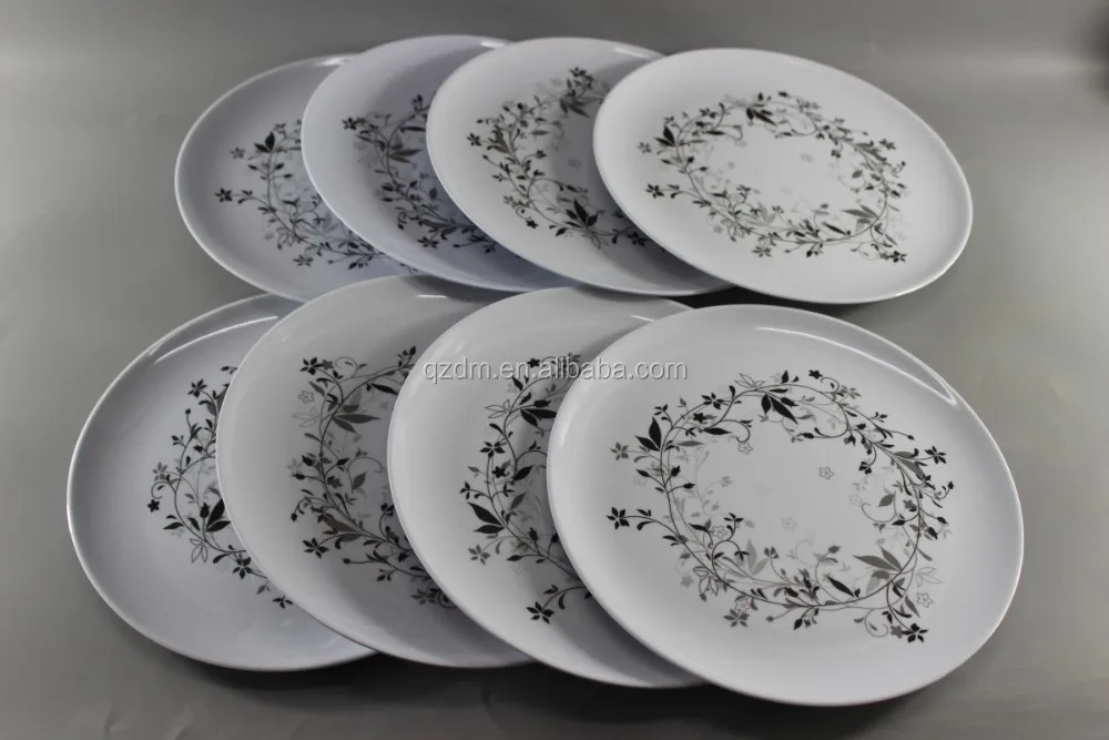 10inch Melamine Dinner plate set for 100% melamine