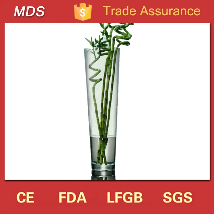 Ballerina clear contemporary tall floor glass vases wholesale
