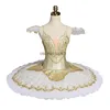Orchid Dance Professional High Quality Girls Performance Wear Gold Ballet Tutu