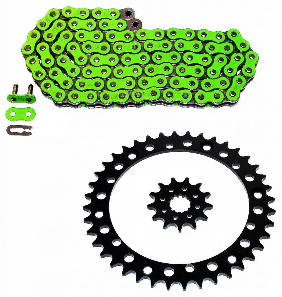 2001 - 2005 Yamaha YFM660 660 Raptor Green Chain & Sprocket 15/40