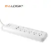 ZW1505 5 Outlet Power Strip/ Individual Switch With 2 USB Charger Ports