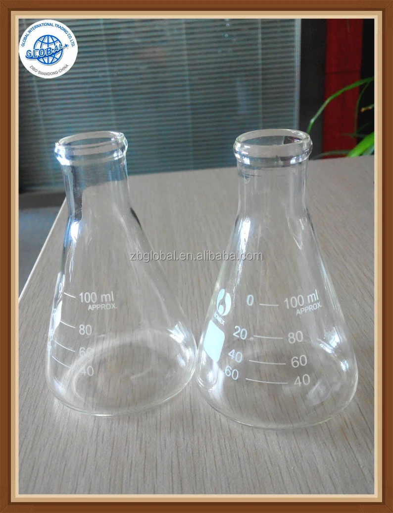 Borosilicate Glass Material Laboratory Use Erlenmeyer Flask/conical