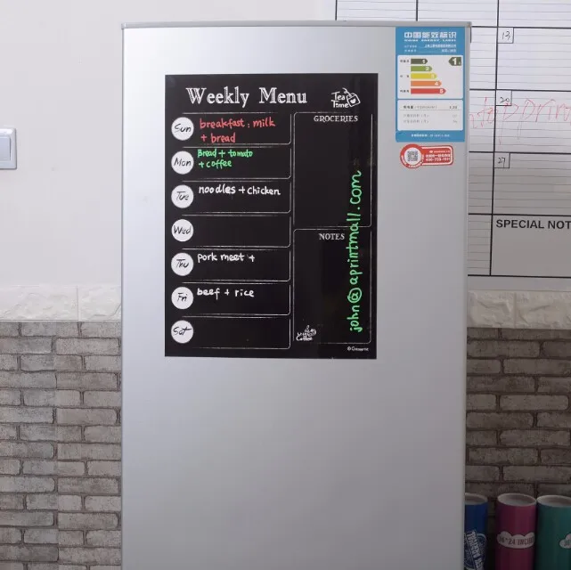 Black Light Dry Erase Board For Kitchen Refrigerator Buy Black Light Dry Erase Board