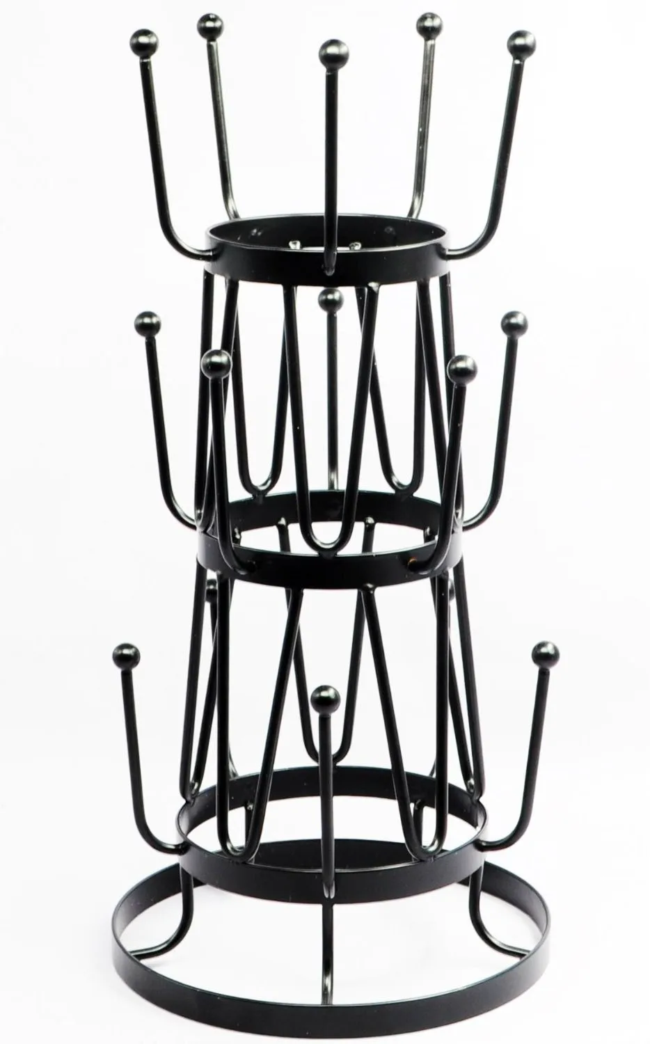 Stylish Steel Mug Stand Tree Holder Organizer Rack (black) Buy Mug