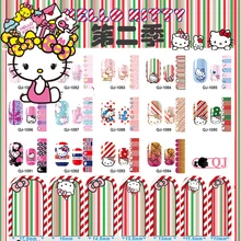14 Style Hello Kitty Cat Nail Art Sticker Patch 14pcs/set High Quailty Foils Decals Polish Gel Manicure Beauty Makeup Tools