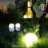 Outdoor Solar Powered Waterproof Rgb Colorful Flowing Light Up Giant Plastic Led Ball Light For Garden Park Decoration