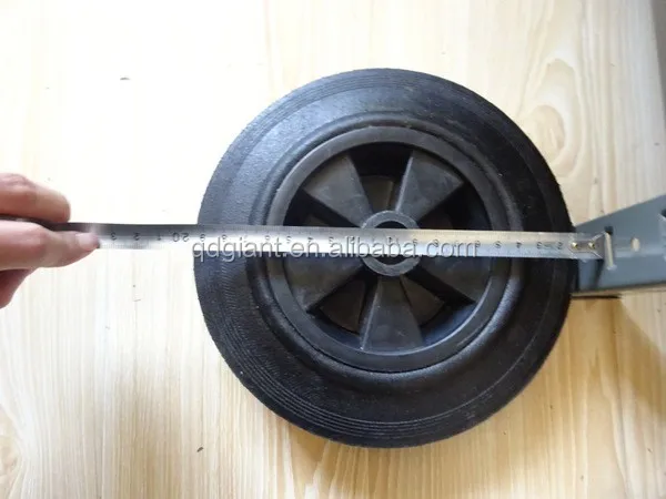 8inch solid rubber trash bins wheels