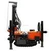 Borehole drilling rig crawler pneumatic water well drilling rig air compressor for drilling rig