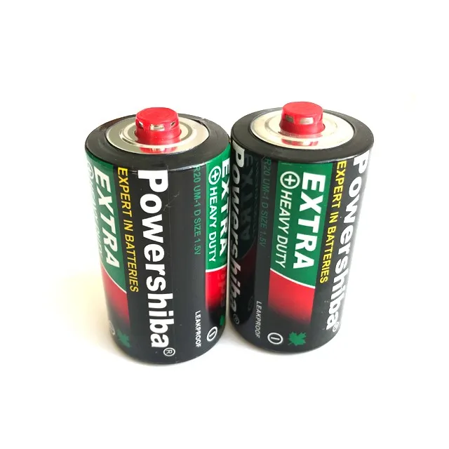 Linyi Factory High Capacity Um1 Battery Pvc Jacket R20 Size D 1.5v