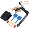 Folk Acoustic Guitar PICKUP, GA29 Guitar Equalizer Piezo Pickup Amplifier Tuner with 6.35mm output jack(with microphone)