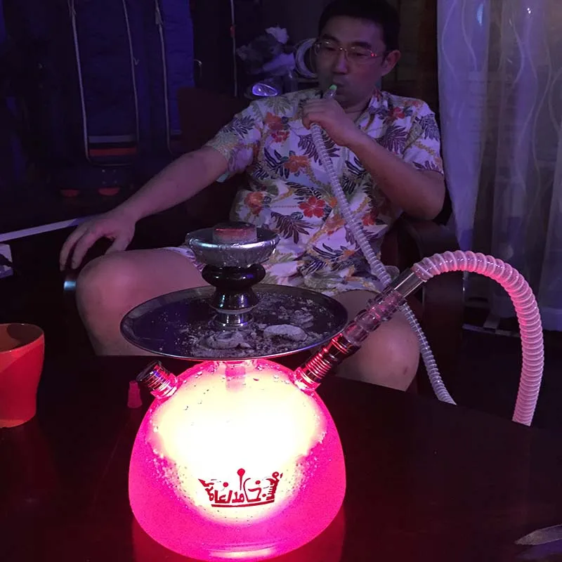 Small Hookah Portable Adalya Shisha All Glass Hookah Home Lounge Shisha