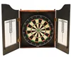 Professional Dartboard With Deluxe Cabinet Wooden Darts Colorful Sisal Bristle Fiber Dart board with Customize