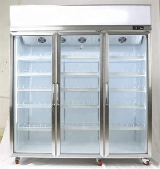 1860l Supermarket Commercial Upright Glass Door Beverage