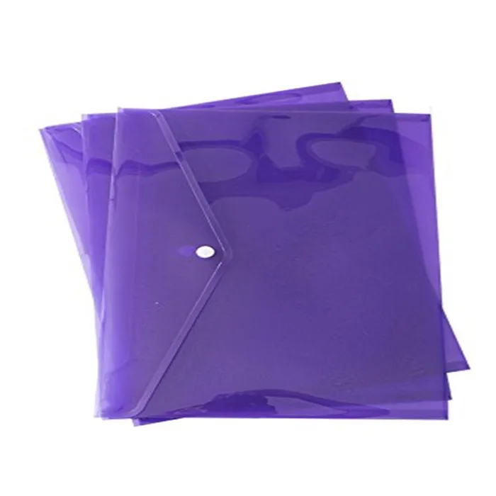 Multicolor Poly Envelopes Plastic Bag Transparent Envelopes Designed