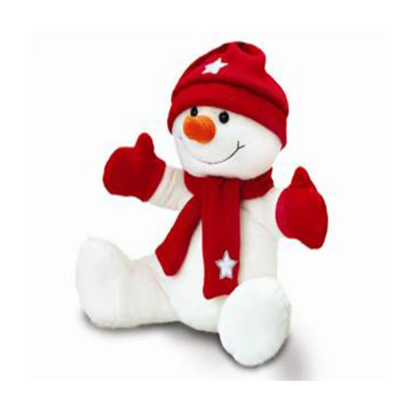 plush stuffed snowman